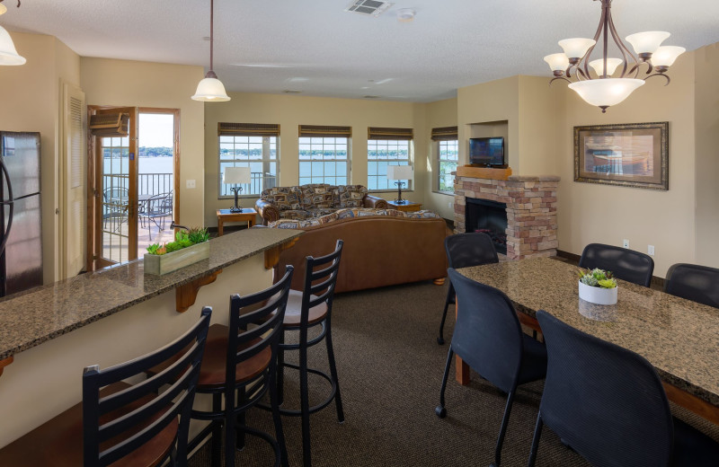 Guest room at Bridges Bay Resort.