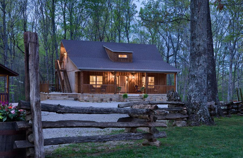 Cabin exterior at Caryonah Hunting Lodge.