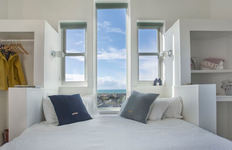 Guest room at The Weller House Inn.