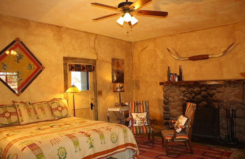 Guest room at Rancho de la Osa Guest Ranch Resort.