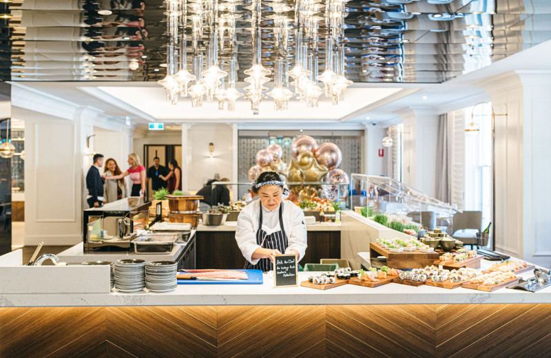 Dining at The Langham, Sydney.