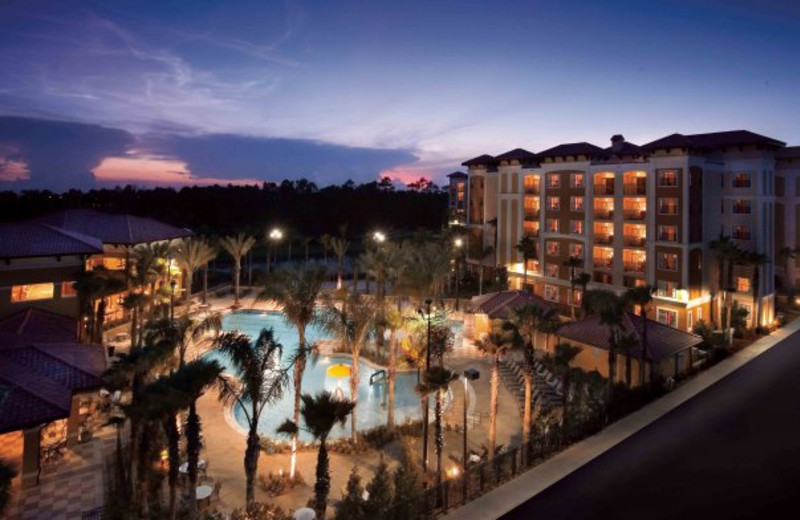 Night view of Floridays Resort Orlando.