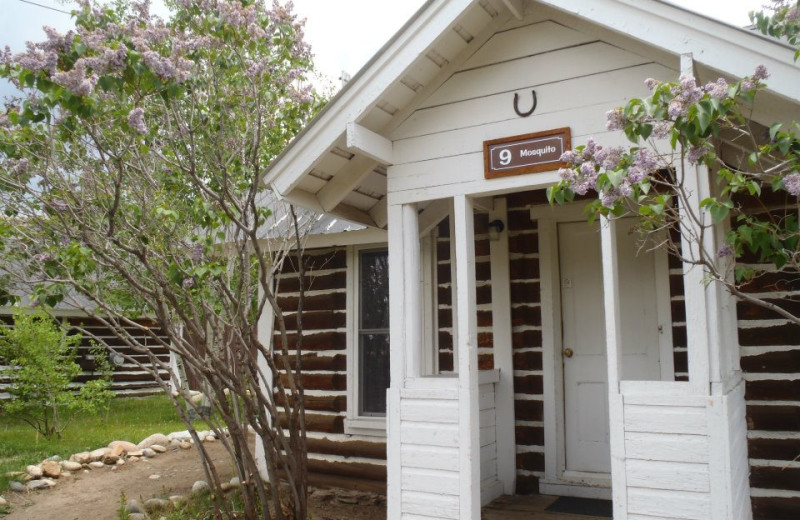 Cabin exterior at Three Rivers Resort.