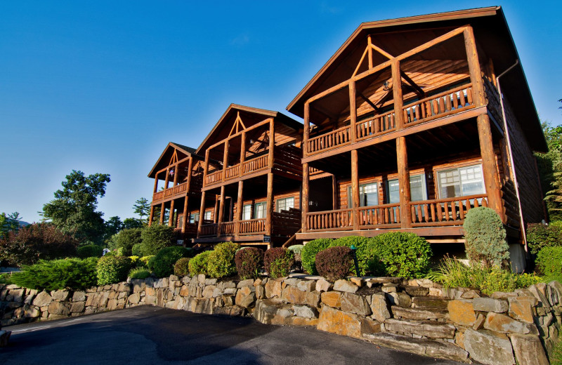 Exterior view of The Lodges at Cresthaven on Lake George.
