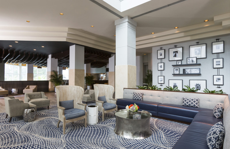 Lobby at South Shore Harbour Resort & Conference Center.