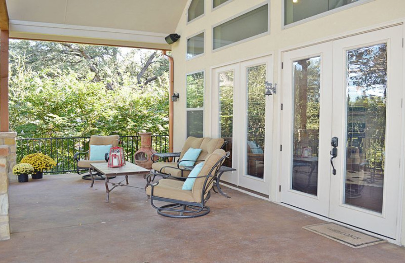 Porch at Elk Lodge Vacation Home.