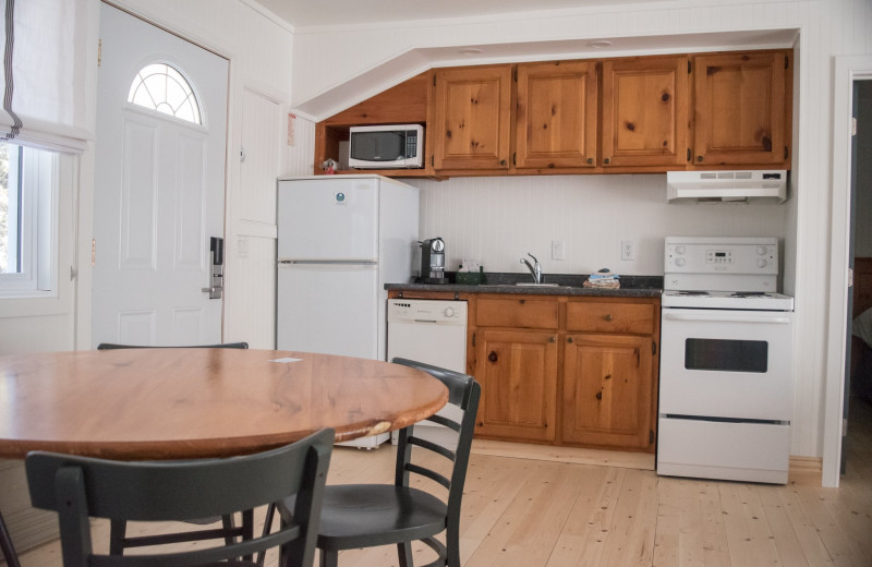 Guest kitchen at Elmhirst's Resort.