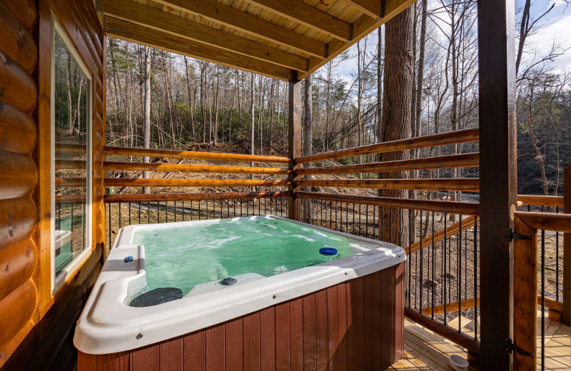 Hot tub at American Patriot Getaways - Swimmin' Hole In 1.