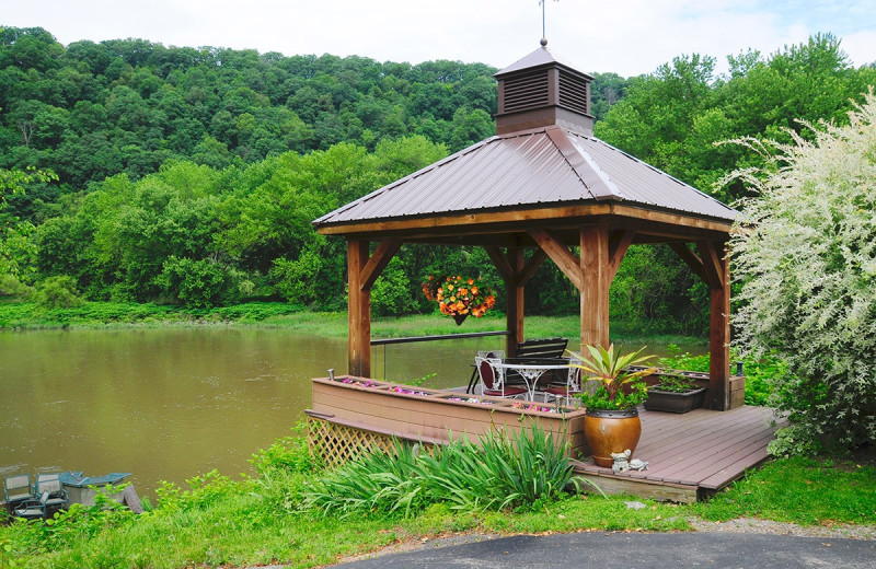 Gazebo at Turtle Bay Lodge.