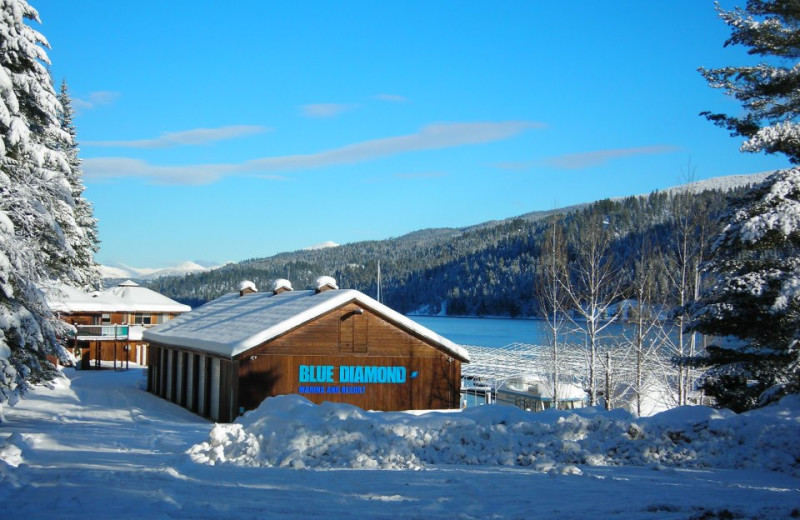 Winter time at Blue Diamond Marina & Resort.