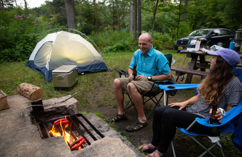 Camping at The Pines Inn of Lake Placid.