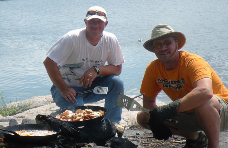 Fish lunch at Rough Rock Lodge.