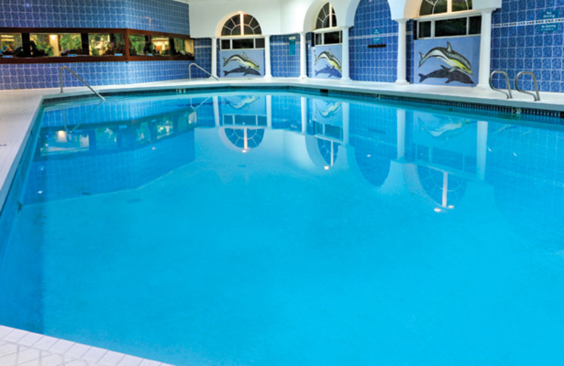 Indoor pool at Shilo Inn Suites Hotel Ocean Front Resort.
