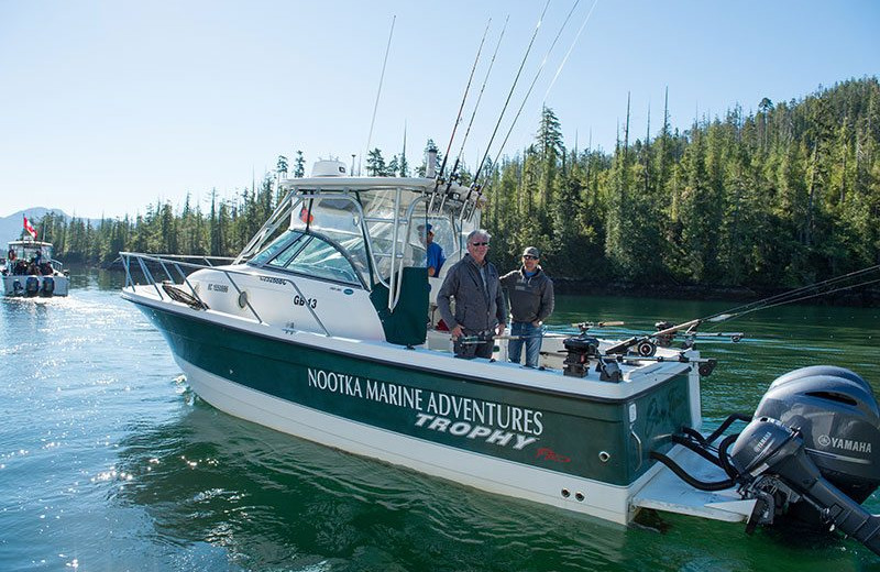 Fishing at Nootka Marine Adventures.