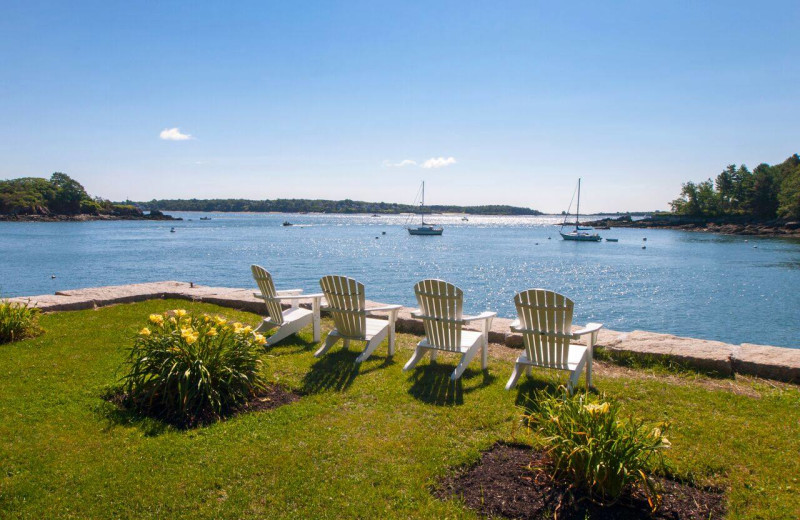 Sitting area at Inn at Diamond Cove.