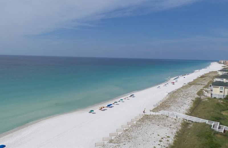 Beach at Shoreline Towers.