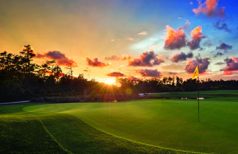 Golf course at Holiday Inn Club Vacations at Orange Lake Resort.