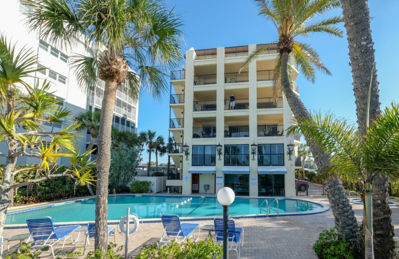 Rental pool at El Presidente Condos.