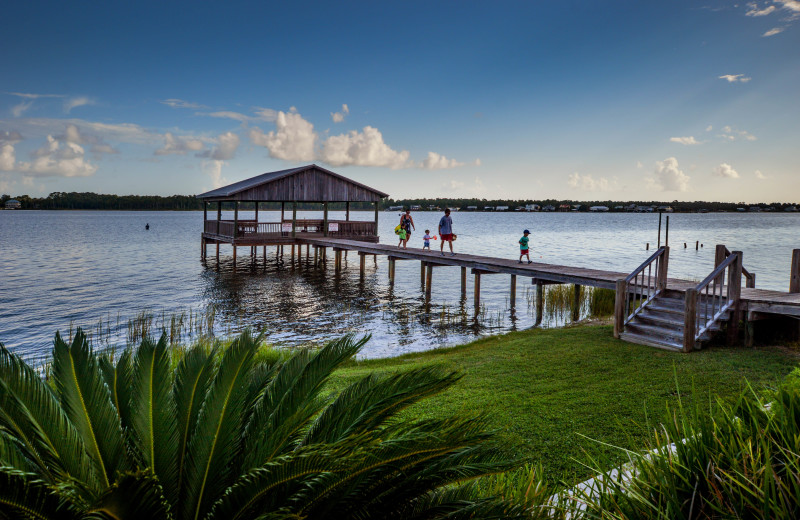 Fishing at Luna Beach Properties.