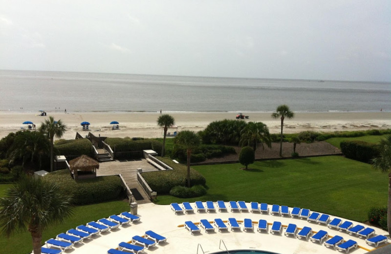 Pool chairs at Hodnett Cooper.