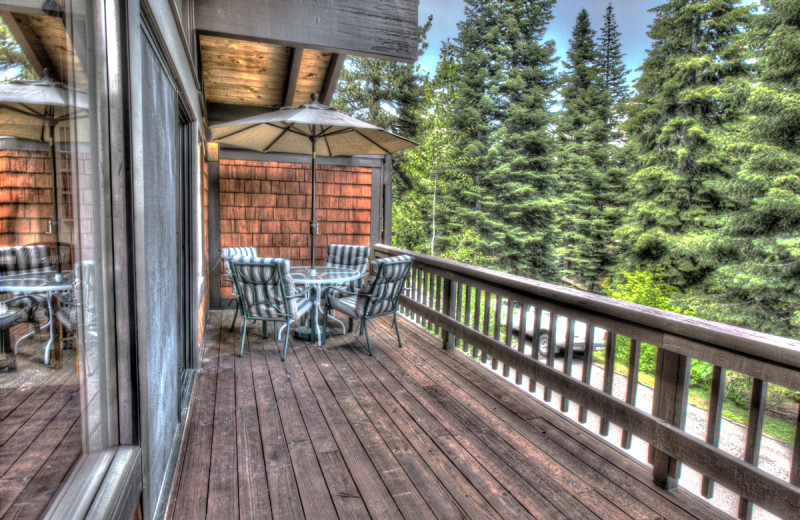 Guest balcony at Chinquapin.
