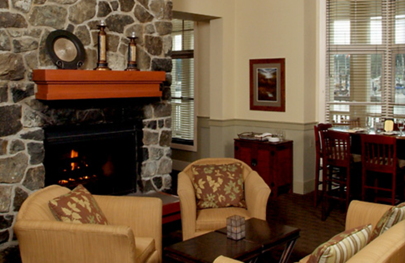 Lobby at The Resort at Port Ludlow.