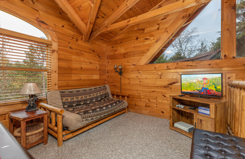 Living room at American Patriot Getaways - Livin' Simple.