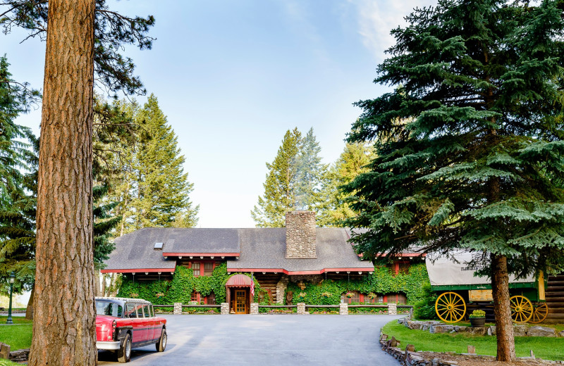 Exterior view of Averill's Flathead Lake Lodge.