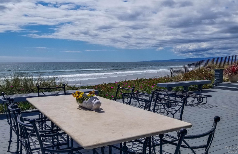 Patio at Pajaro Dunes Resort.