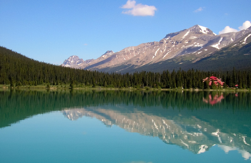 The Lake at Simpson's Num-Ti-Jah Lodge