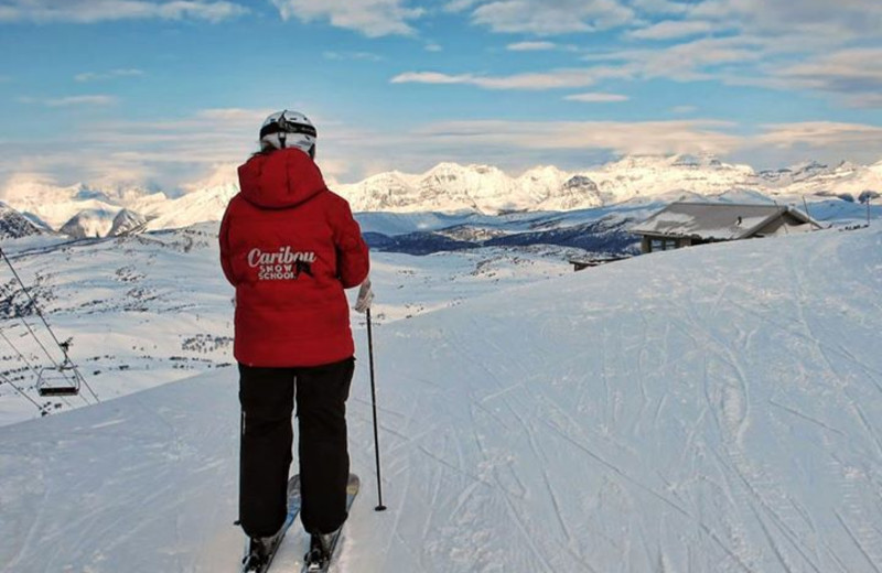 Skiing at The Fox Hotel.