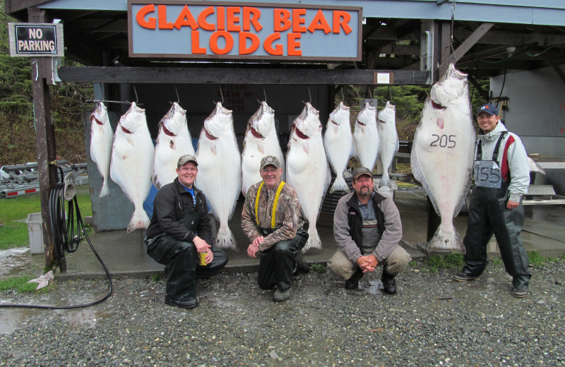 Fishing at Glacier Bear Lodge.