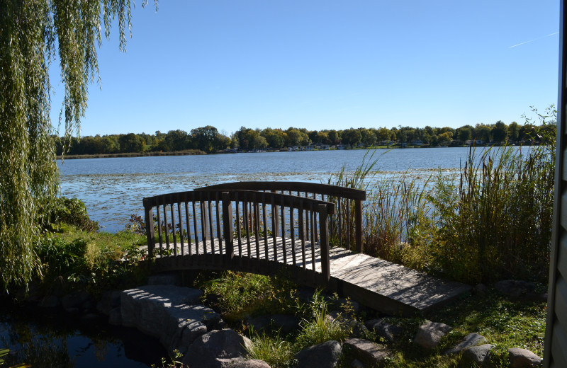 Lake view at Highland View Resort.