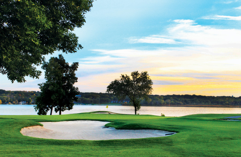 Breathtaking lake views and three of the finest and most memorable finishing holes in Wisconsin.