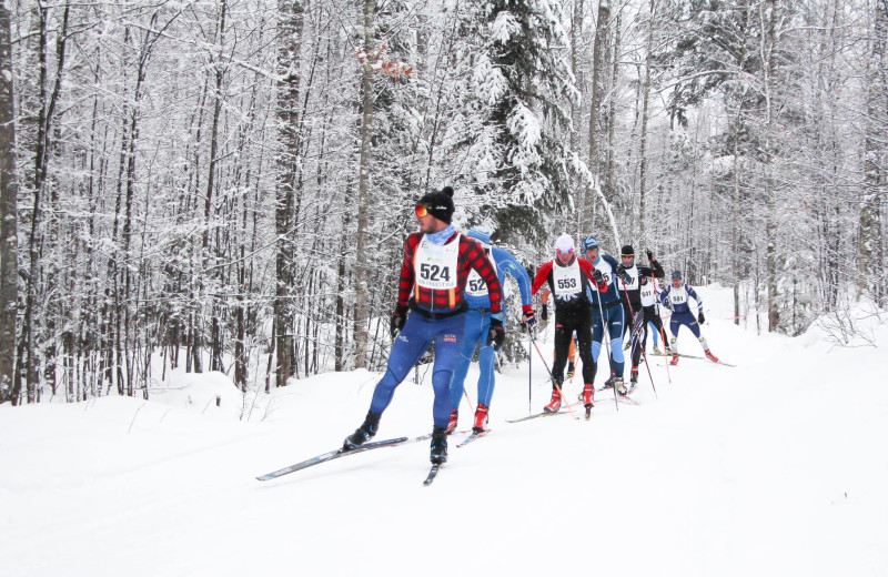 Skiing at Big Powderhorn Lodging Association.