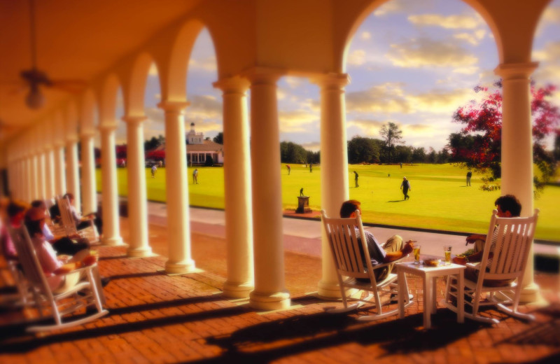 Porch at Pinehurst Resort.