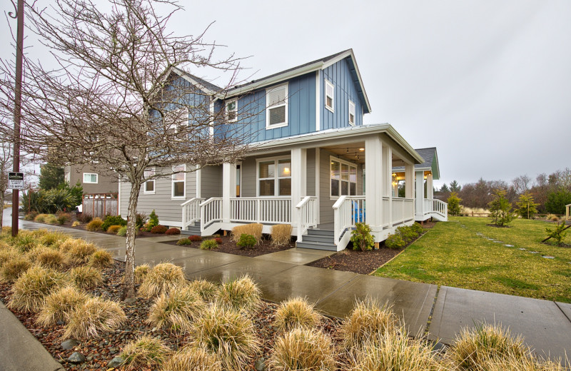 Rental exterior at Oyhut Bay Seaside Village.