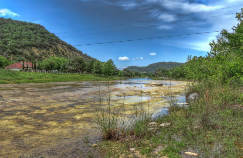 River view at Foxfire Cabins.