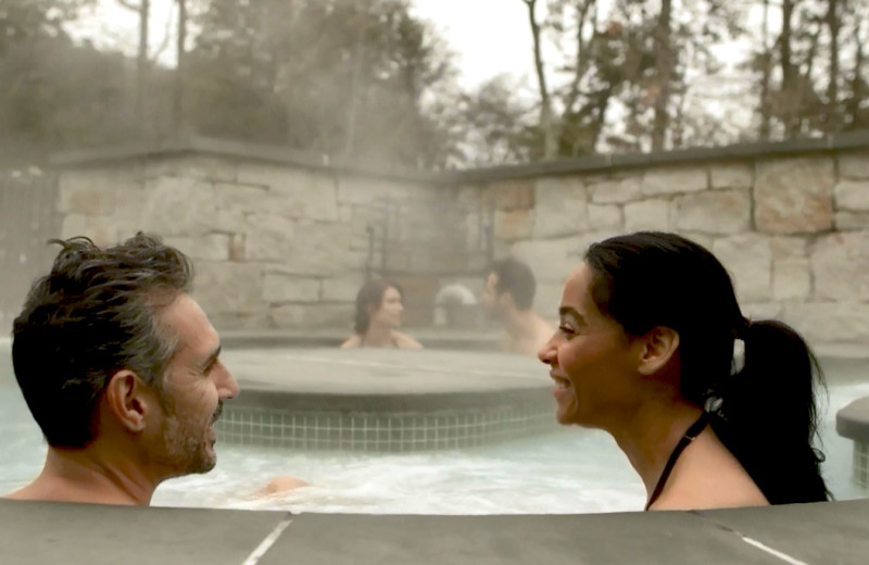 Mineral pool at Mohonk Mountain House.