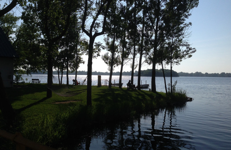 Lake view at Brophy Lake Resort.