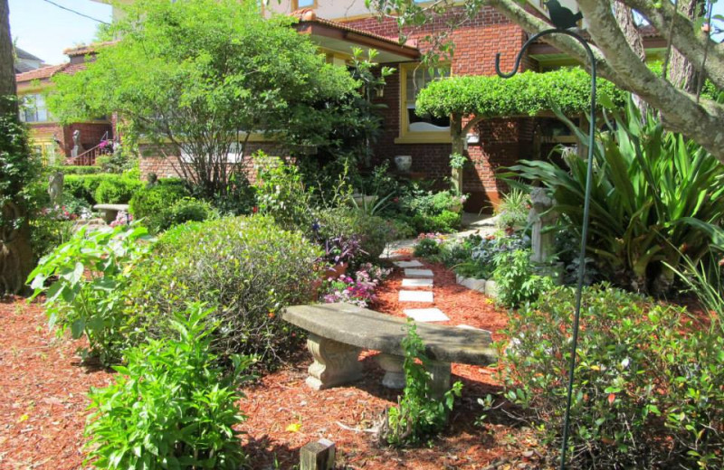 Garden at Dickert House.