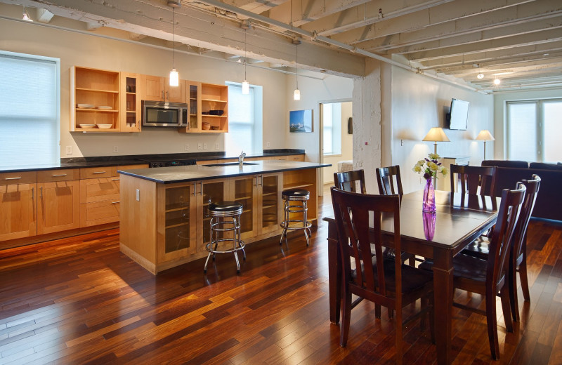 Guest kitchen at Grand Eastonian Hotel.