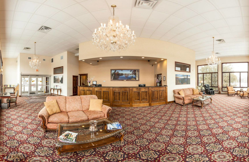 Lobby view at Lake Placid Summit Hotel Resort Suites.