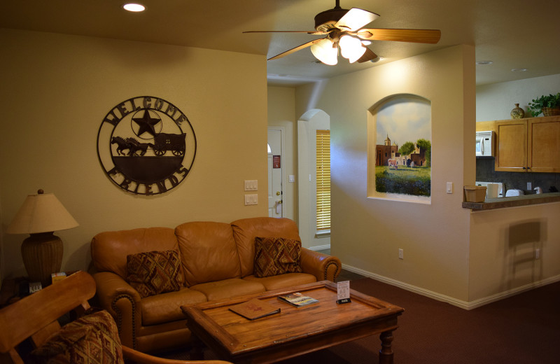 Guest living room at Flying L Hill Country Resort & Conference Center.