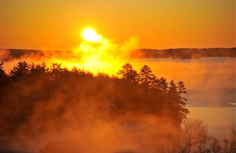 Sunrise at JW Marriott The Rosseau Muskoka Resort & Spa.