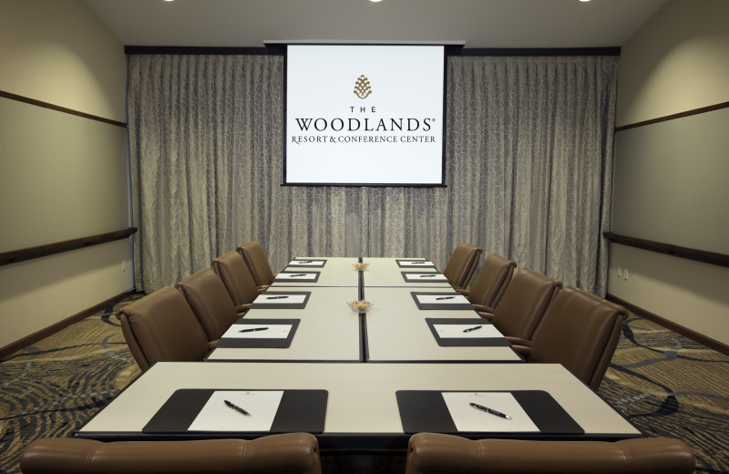 Meeting room at The Woodlands Resort and Conference Center.