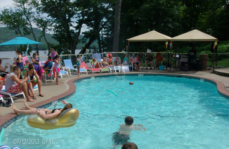 Outdoor pool at Boulders Resort.