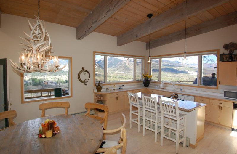 Rental kitchen at Frias Properties of Aspen - Terman House.
