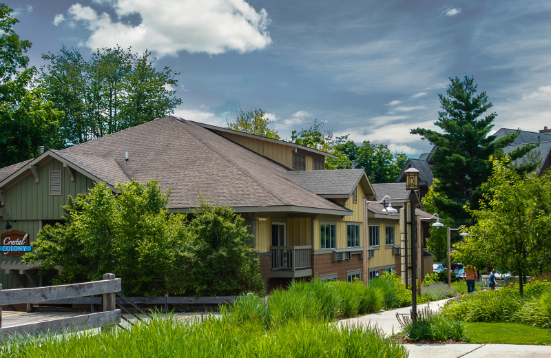 Exterior view of Crystal Mountain Resort.