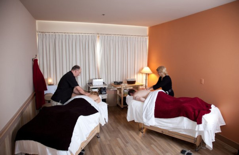 Couple's massage at Sun Mountain Lodge.